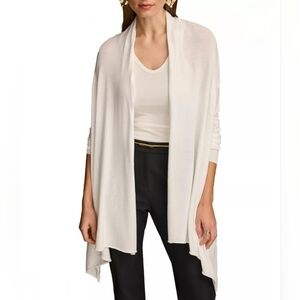 DKNY Women's Petite Open‑Front Cardigan – P/S